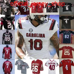 Özel Futbol Jersey NCAA Koleji Shaq Roland Connor Shaw Jake Bentley Lattimore Mike Davis Robinson Joyner Hill