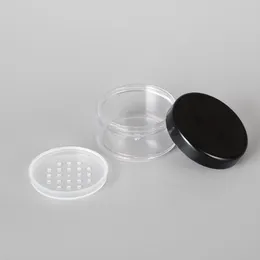 30G 30ML Empty Loose Powder Case, Plastic Makeup Jar Travel Kit, 1Oz Cosmetic Jars Containers With Sifter Lids