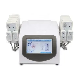 Uso doméstico portátil 635-650nm 10 PADS GRANDE 4 MENLMEDPADS SLUMMING LIPO LASER EQUIPE