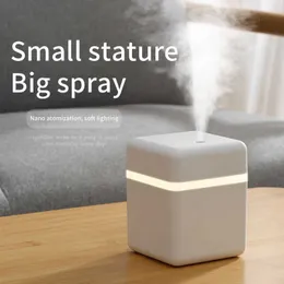 EZSOZO 650ML Household Air Humidifier Single Nozzle Cold Aroma Diffuser USB Warm Light Atmosphere Lamp Induction 210724