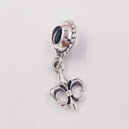 925 Sterling Silver Alt Biżuteria Dostaw Kit Pandora Fleur De Lis DIY Charm Bransoletka Girlfriend Prezenty na żony Kobiety Mężczyźni Łańcuch Naszyjnik Uchwyt 790576