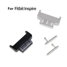 손목 밴드 스테인레스 스틸 스트랩 밴드 어댑터 커넥터 Fitbit Inspire HR 시계 밴드 스트랩 팔찌 액세서리