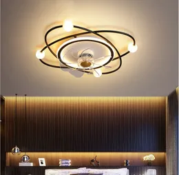 Ceiling fans Lights modern lighting remote control LED fan lamp simple nordic bedroom living room dining hall