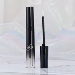 Hurtownie Custom Makeup Packaging Lip Gloss Black Tube wyblakłe luzem Pusta butelka 6ml Plastic Container Doe Stosujący