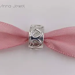 DIY Charm Armbänder Schmuck Pandora Murano Spacer für die Armbandherstellung Armreif Love Hearts Clip Bead für Frauen Männer Geburtstagsgeschenke Hochzeitsfeier