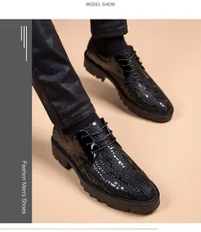 2021 Men's Business Shoes Comfortable breathable Leather Shoes Casual Male Shoes Adult Driving Moccasin Flats Office formal Men