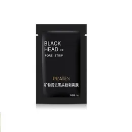 Good Suction Black Mask skin care cleaning Tearing Pore Strip Nose Acne Blackhead 6g per bag Facial Minerals Conk Remover extractor acne mineral mud