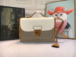 21 cm luxurys designers mensageiro bolsa de couro genuíno lona moda mini ombro sacos clássico crossbody saco livre entregar
