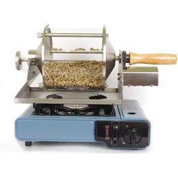 Kaffeböna Roaster Bränsle Gas Kaffebönor Roasting Machine Direkt Fire Coffee Bean Baking Machine