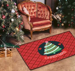 2021 NEW Chrismas Carpets Creative Rugs Bedside Decorative Floor Area Rug For family Bedroom Nylon Printed Thick Mats red Chair Mat