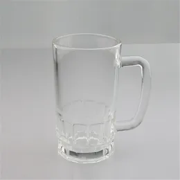 600ml / 20oz Sublimacja Szkło piwa Stein Water Napchać Kubek Kubek Kawa Jar Sok Kubek z uchwytem typu C z uchwytem alkoholowym DIY Designs Zmywarka i zamrażarka Sejf