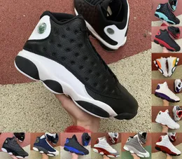 2021 Jumpman 13 13s Basketskor Mens Womens Reverse Bred Flint Lucky Green Soar Playground Lakers Court Lila Designer Sport Sneakers