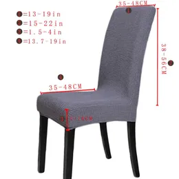 식당 의자 탄성 덮개 벨벳 스트레치 현대식 디자치 가능한 부엌 더러움 의자 282t를위한 확장 가능