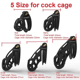 Massage 2021 Official Mamba V6 3D Printed Cobra Cock Cage Male Chastity Device DoubleArc Cuff Penis Ring Adult Bondage Sex Toy A51844084