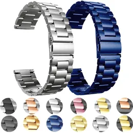Banda de metal de a￧o inoxid￡vel Banda de rel￳gio para Apple Watch Series 7 6 SE 5 4 3 Iwatch Acess￳rios pulseira 38 40 42 44 45 49 mm