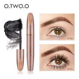 O.two.o 3d silke fiber mascara förlängning vattentäta långvariga curling tjocka ögonfransar förlängning smink