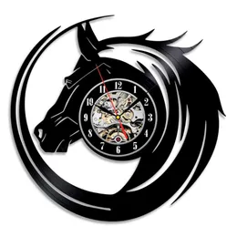 Wall Clocks Clock Horse Gift Record Art Decor Vintage 3d Dial VisionMöbel & Wohnen, Dekoration, Wandtattoos & Wandbilder!