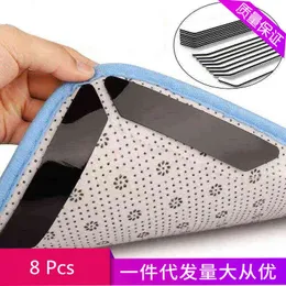 13cm 8st Lime Anti Slip Carpet Rug Tape Sticker Gripper Pasta Hem Tillbehör för badrum Toalett Golvmatta