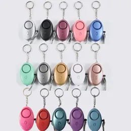 130db Egg Shape Self Defense Alarm Girl Women Anti-wolf Security Protect Alert Personal Safety Scream Loud Keychain Alarms