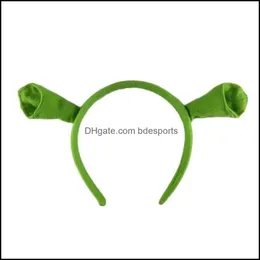 Other Festive Home & Garden Shrek Hairpin Ears Headband Head Circle Halloween Children Adt Show Hair Hoop Costume Item Masquerade Party Supp