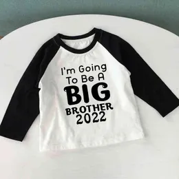 私は兄/姉妹2022子供男の子女の子長袖TShirts Brothers Siters家族探しのシャツドロップ船G1224