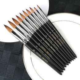 100% pure Kolinsky Nail art Brush for nails painting drawing design Manicure tools and accessories supplies NAB018