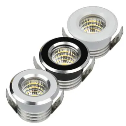 Downlights Dimmable Embedded Teto LED LABER LIGHT SPOT SPOT Cob 3W 110V 220V Driver incluído para o gabinete de vitrine em casa El