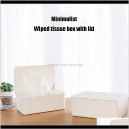 Boxes Napkins Table Decoration Accessories Kitchen, Dining Bar & Garden Drop Delivery 2021 Tissue Storage Box Case Wet Wipes Dispenser Holder