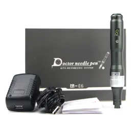 Ny ankomst Micro-Needle Roller Derma Pen Hem Använd Skönhetsutrustning 6 Speed ​​Electric Medical Dermapen Pigment Dr Pen E6 Nano