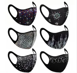 Flash Diamond Water Borr Mask Star Fashion Talent Nightclub Party Personlig Tvätta 13L1726