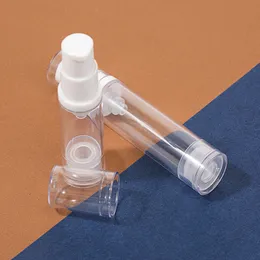 Wholesale 5ml 10ml 15ml Empty Clear Vacuum bottle Cosmetic Airless Container Refillable Pump Lotion and spray Bottles