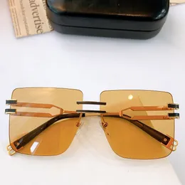 Mens rimless sunglasses BPS108A 21SS latest fashion K gold plating glasses calm atmosphere men must have top quality UV400 with mirror box transportation