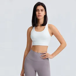 lu-082 abbigliamento da yoga reggiseno sportivo di moda di design di lusso con imbottitura sul petto traspirante comoda biancheria intima modellante, outfit, abiti da yoga