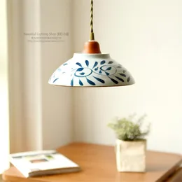 Nordic Ceramic Art Lampade a sospensione Soggiorno Camera da letto Sala da pranzo Cucina Loft Decorazione Lampada Corridoio Corridoio Lampade E27