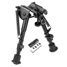 Bipodfactory jaktbi-pod 6 till 9 tum justerbar supertjänst taktisk bipod med M-Lok Mount Adapter