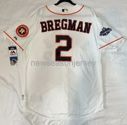 Zszywana koszulka retro Alex Bregman Cool Base Jersey Men Men Youth Baseball Jersey XS-5xl 6xl