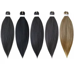 2021 Soild Ombre Two Colors Braiding Hair Jumbo Braided Hair 26 Inch 5 Packs Hot Selling Weaving Synthetic Easy Braiding Hair