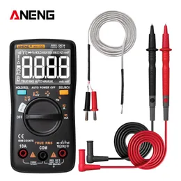 MultiMeters AN113D ذكية قياس تلقائي حقيقي RMS الرقمي Multimeter 6000 التهم اختبار الصمام الثنائي الصمام الثنائي