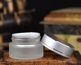 100pcs 50g Frosted Glass Jars, 50ml Frost Cream Jars, Skin Care Cream Bottles, Cosmetic Containers
