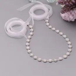 Wedding Sashes TRiXY S378 Women Thin Rhinestone Alloy Belts Bridal Dress Accessories Skinny For Bride Bridesmaids