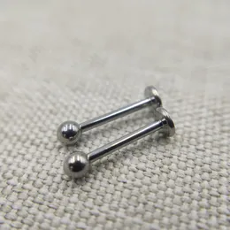 Inne 16G Implant Grade Titanium ASTM F136 Wewnętrzny wątek Labret przebijanie Lip Język Helisa Chrząstka Tragus Jewelry