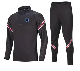 Najnowszy Paris FC Men's Leisure Sports Sumper Semi-Zip-Long-Sleeved Bluza na świeżym powietrzu Sport Sports Training Suit Size M-4xl