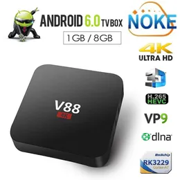V88 NOKE RK3229 Smart TV Set-Top Box Player 4K Quad-Core 8GB WiFi Media Player TV Box Smart HDTV Box Applies to Android