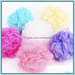 Brushes, Sponges Scrubbers Bathroom Home & Gardenloofah Bath Sponge Milk Aessories Nylon Shower Ball 5G Soft Body Cleaning Mesh Brush 100Pcs