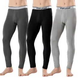 Mężczyźni Długie Johns Zagęścić Bielizna termiczna Zima Ciepłe Męskie Spodnie Thermal Legging Thermo Bielizna Zimowa Sleepwear 211108