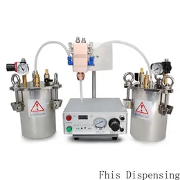Vollautomatische AB-Doppelflüssigkeitskleber-Füllmaschine mit großem Durchfluss, Präzisionsrücklauf-Saugventil mit Druckstange