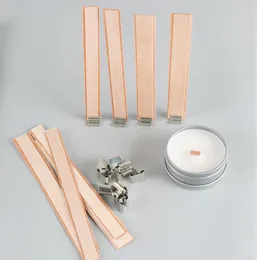 Heminredning Miljöskydd Material Högkvalitativ DIY Candle Wick Wood Wood Candles Wicks 1000PCS / Lot SN2515