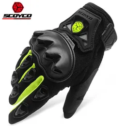 Scoyco Motorcycle Full Finger Gloves Summer Motocross Off Road Luvas Moto Motorbike Scooter Racing Riding Guantes Motocicleta H1022