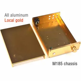 M185 Tüm-Alüminyum Güç Amplifikatör Kılıf Tiran Altın (Altın) Tüp Amplifikatör Kılıf LM1875 7294 Kulaklık Amplifikatör Kılıfı
