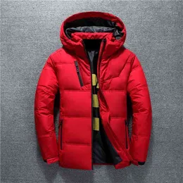 Winter Jacket Men High Quality Fashion Casual Coat Hood Thick Warm Waterproof Down Jacket Male Winter Parkas Outerwear 210916